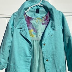 Baby Gap dress with matching pea coat.